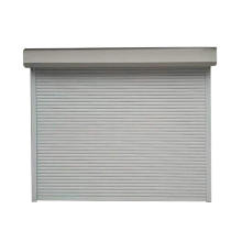 Double aluminum alloy rolling shutter door